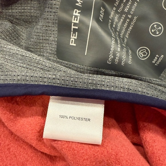 Peter Millar Fade Zip Up Fleece Vest Size L NWT - Picture 9 of 11